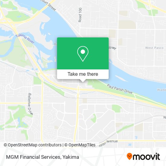 MGM Financial Services map