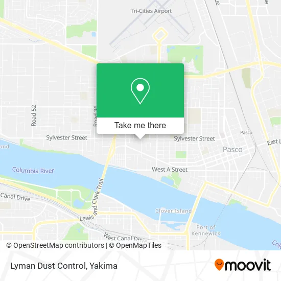 Lyman Dust Control map