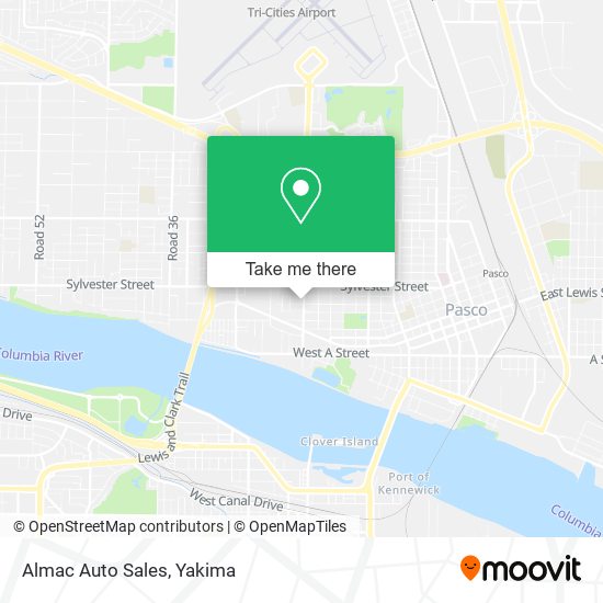 Almac Auto Sales map