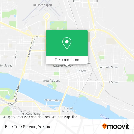 Mapa de Elite Tree Service