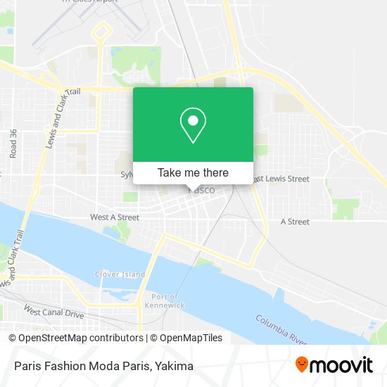 Paris Fashion Moda Paris map