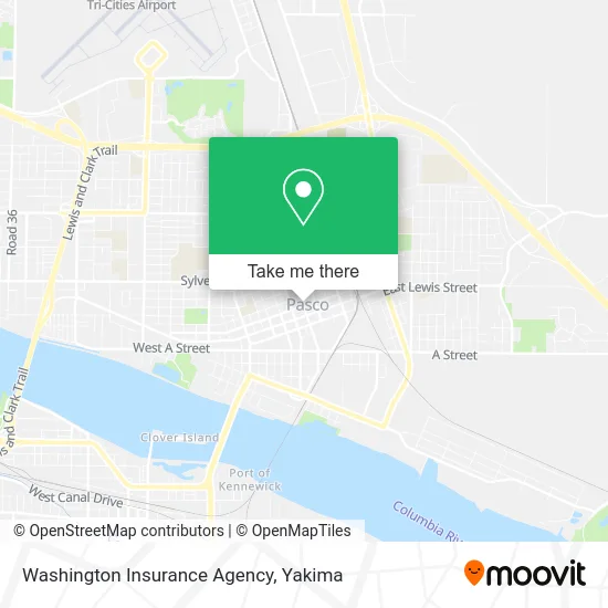 Washington Insurance Agency map
