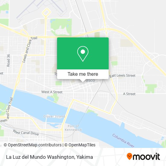Mapa de La Luz del Mundo Washington