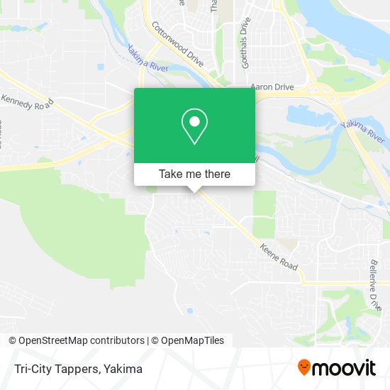 Tri-City Tappers map