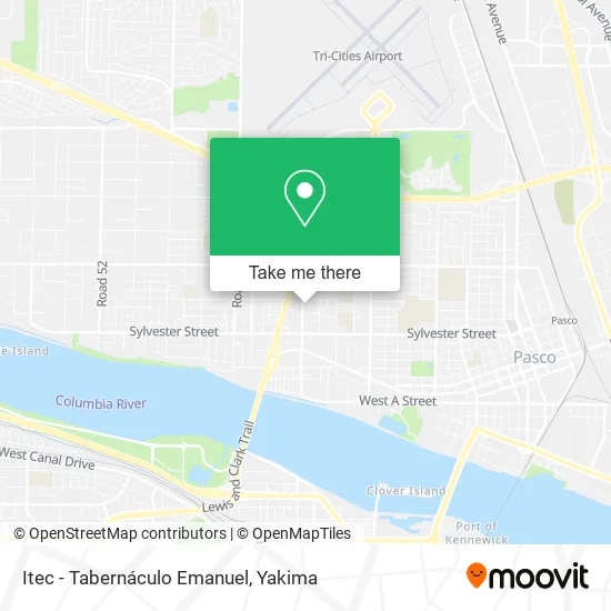 Itec - Tabernáculo Emanuel map