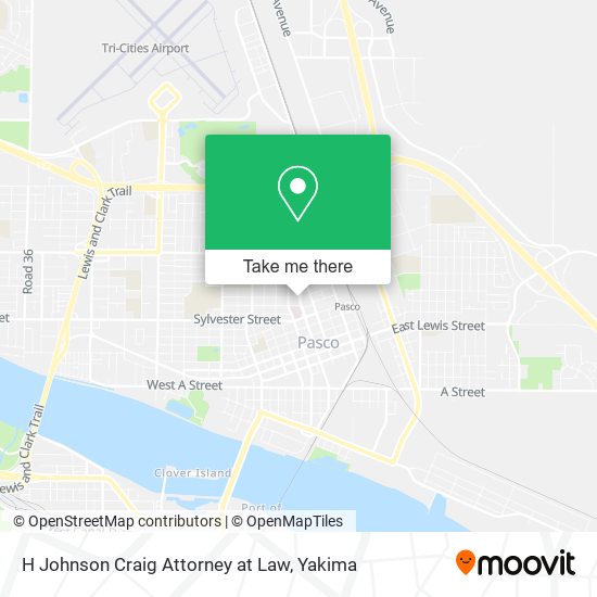 Mapa de H Johnson Craig Attorney at Law