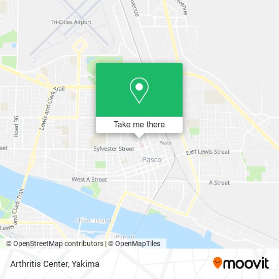 Mapa de Arthritis Center
