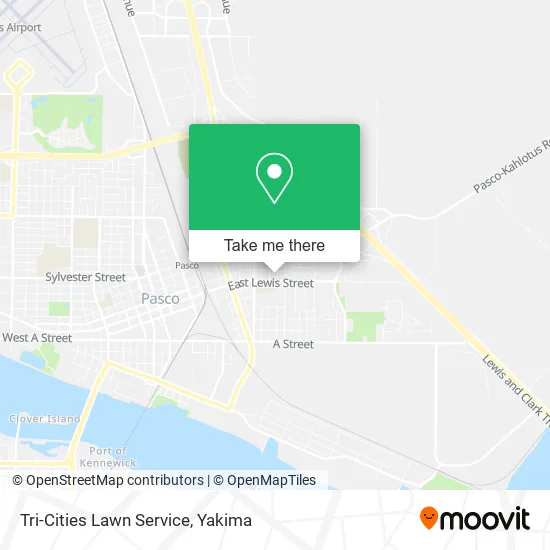 Tri-Cities Lawn Service map