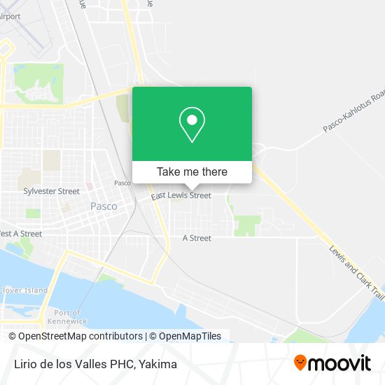 Lirio de los Valles PHC map