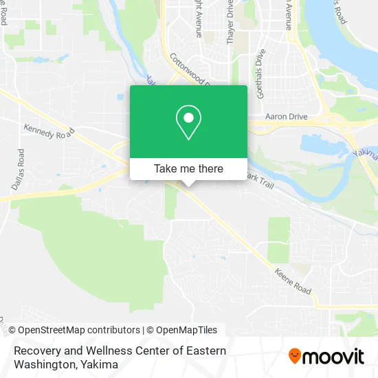 Recovery and Wellness Center of Eastern Washington map