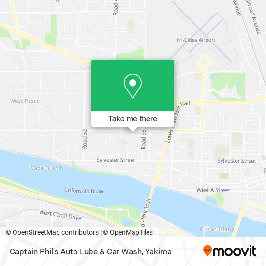 Mapa de Captain Phil's Auto Lube & Car Wash