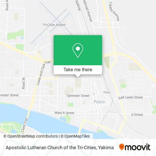 Apostolic Lutheran Church of the Tri-Cities map