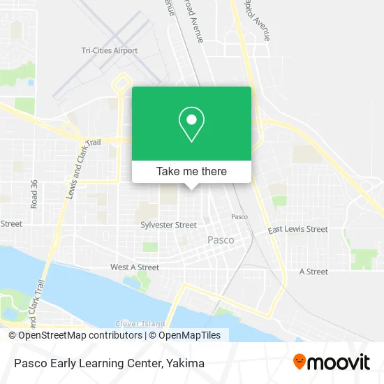 Pasco Early Learning Center map