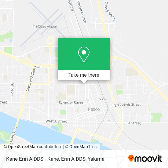 Mapa de Kane Erin A DDS - Kane, Erin A DDS