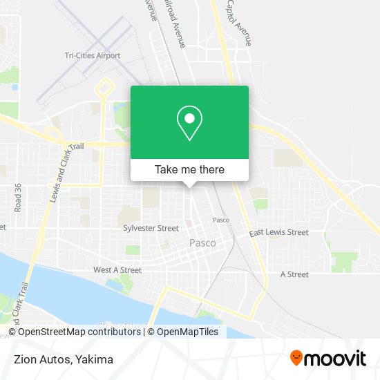 Mapa de Zion Autos