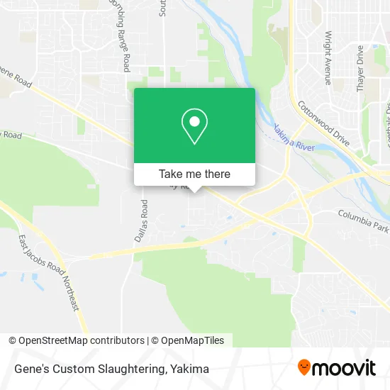 Mapa de Gene's Custom Slaughtering