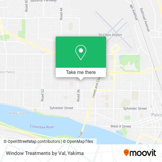 Mapa de Window Treatments by Val