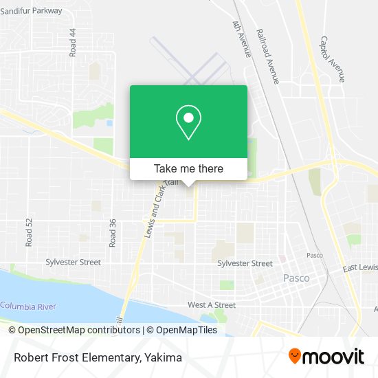 Robert Frost Elementary map