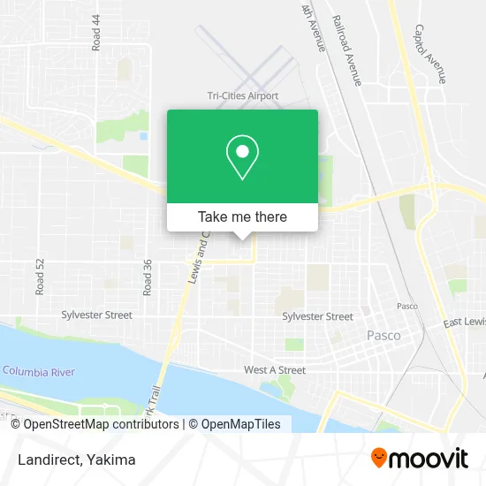 Landirect map