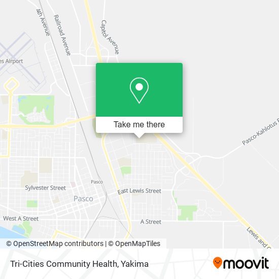 Mapa de Tri-Cities Community Health