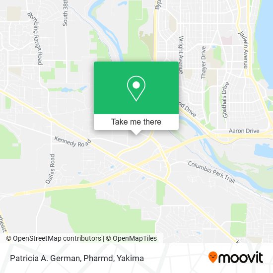 Patricia A. German, Pharmd map