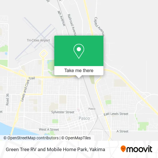 Green Tree RV and Mobile Home Park map
