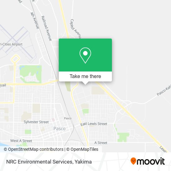 NRC Environmental Services map