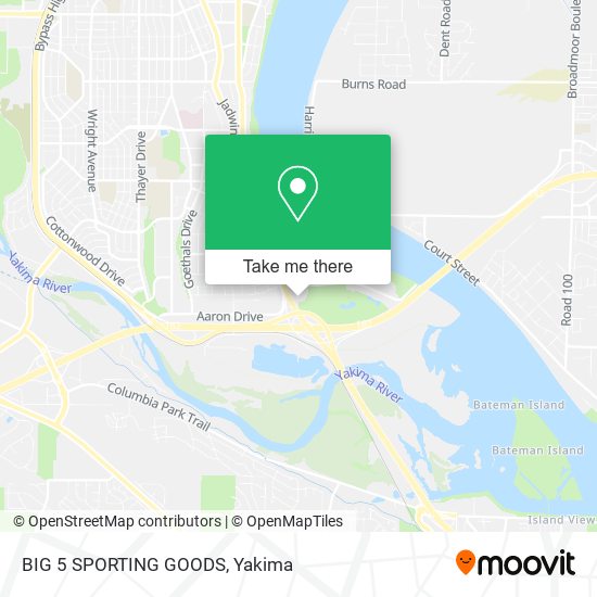 BIG 5 SPORTING GOODS map