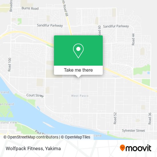 Wolfpack Fitness map