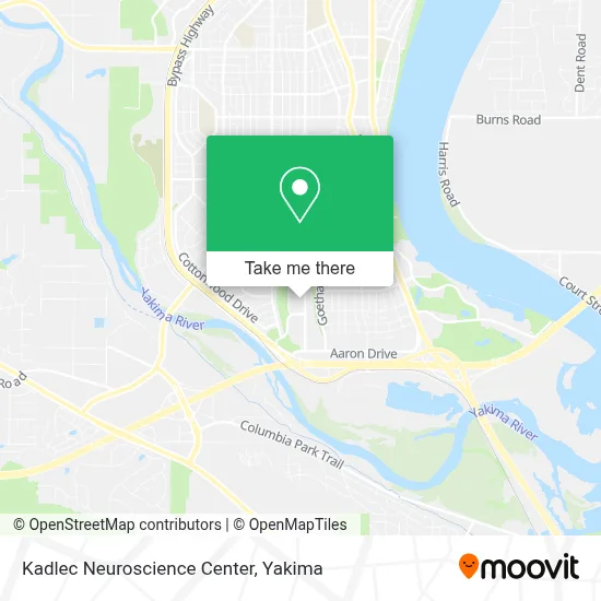 Kadlec Neuroscience Center map