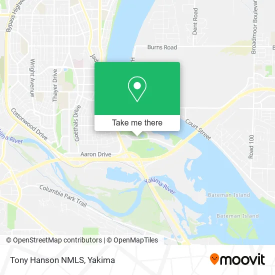 Tony Hanson NMLS map