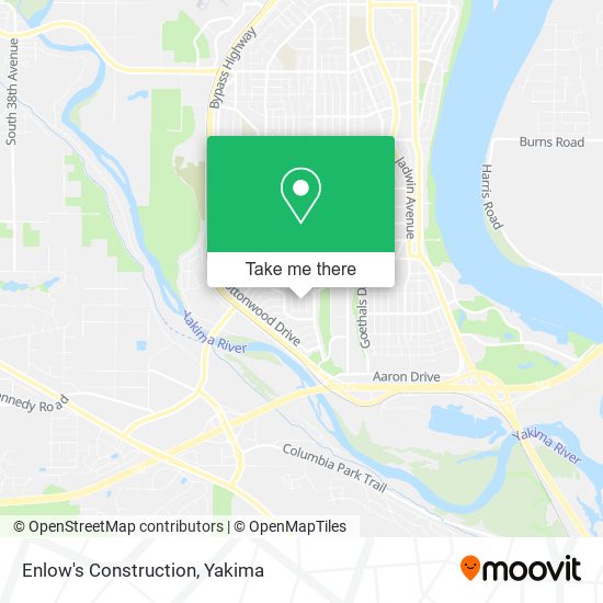 Mapa de Enlow's Construction