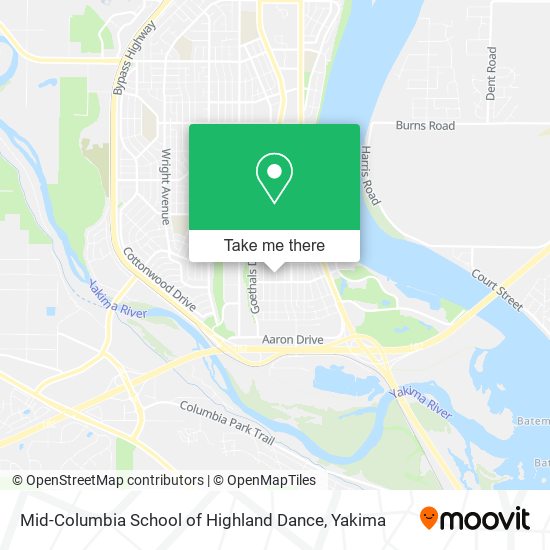 Mid-Columbia School of Highland Dance map