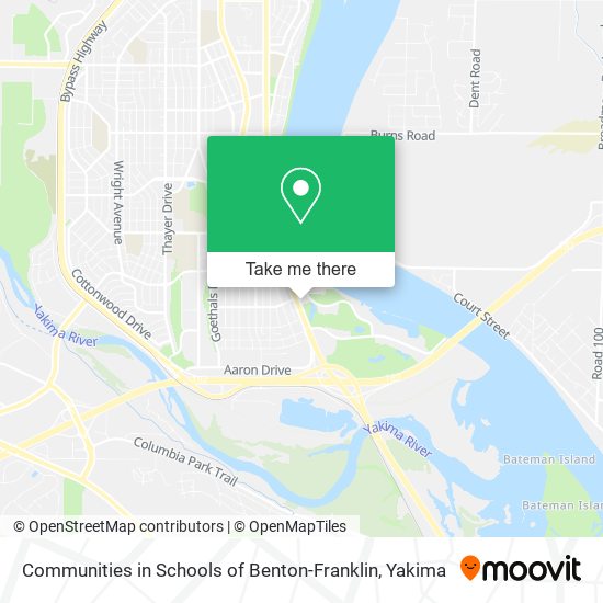 Mapa de Communities in Schools of Benton-Franklin