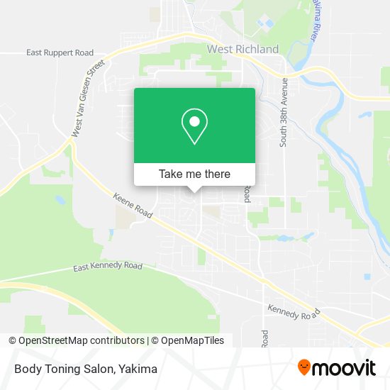 Mapa de Body Toning Salon