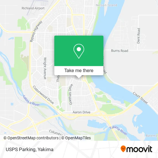 Mapa de USPS Parking