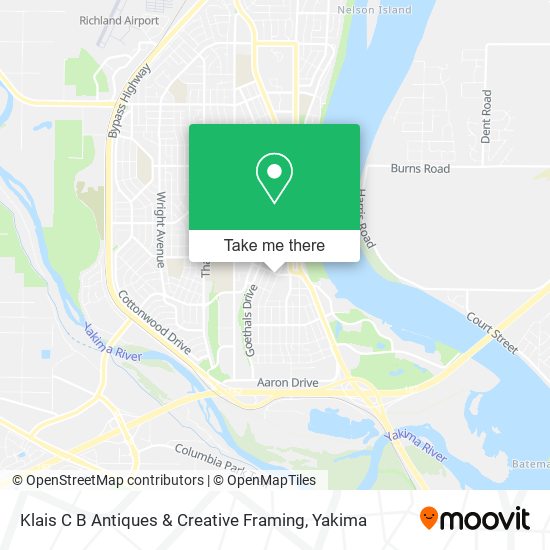 Klais C B Antiques & Creative Framing map