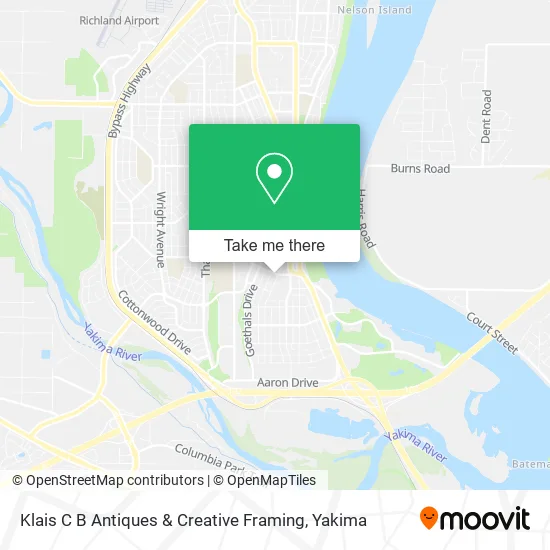 Klais C B Antiques & Creative Framing map