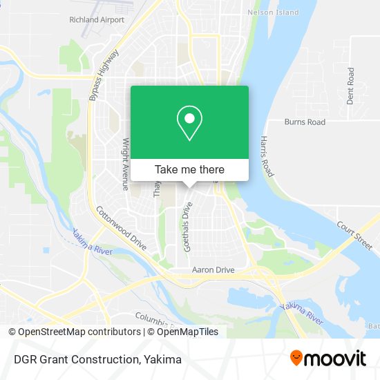 Mapa de DGR Grant Construction