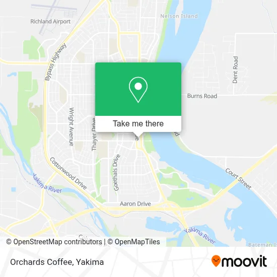 Orchards Coffee map