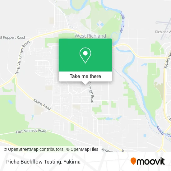 Piche Backflow Testing map