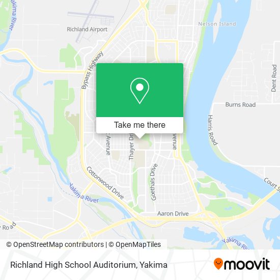 Richland High School Auditorium map