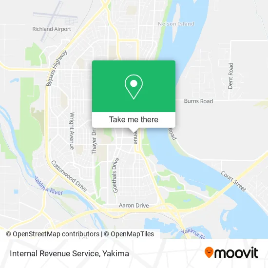 Internal Revenue Service map