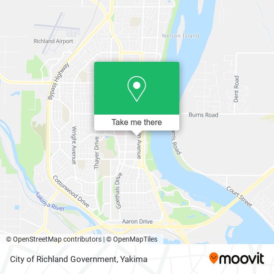 Mapa de City of Richland Government