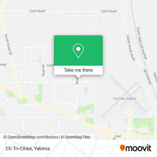 Mapa de Cti Tri-Cities