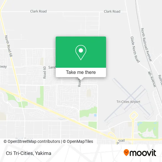 Mapa de Cti Tri-Cities