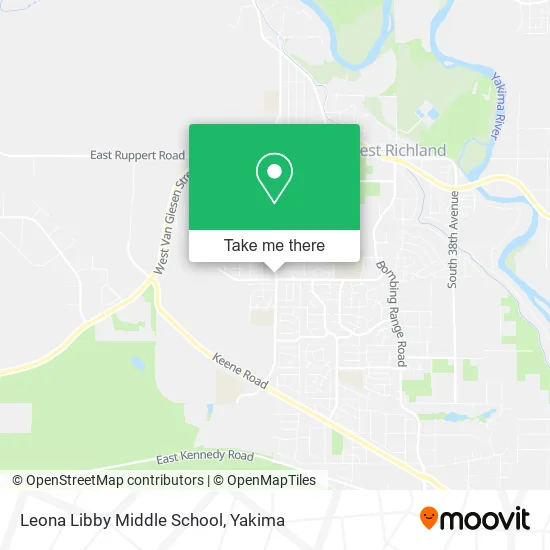 Leona Libby Middle School map