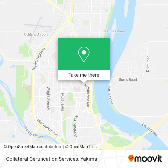 Collateral Certification Services map