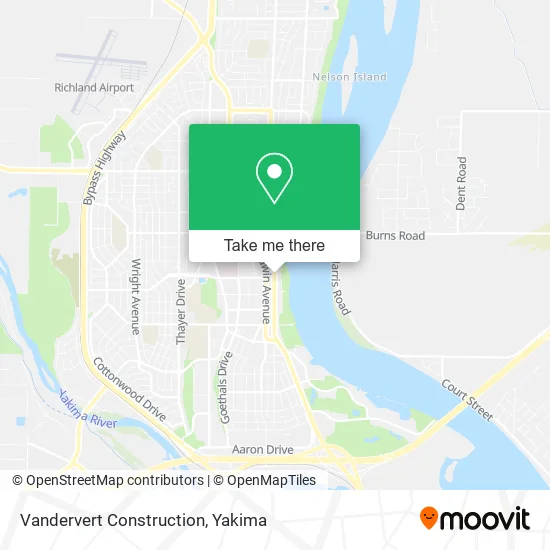 Vandervert Construction map