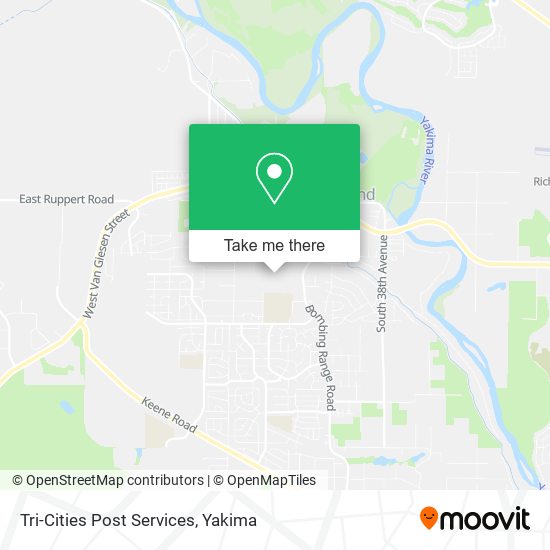 Tri-Cities Post Services map